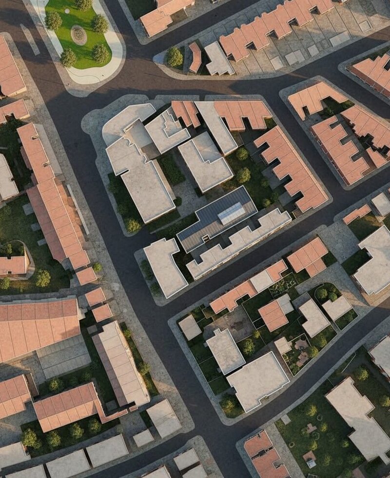 Rendu, plan masse, du tracé au rendu